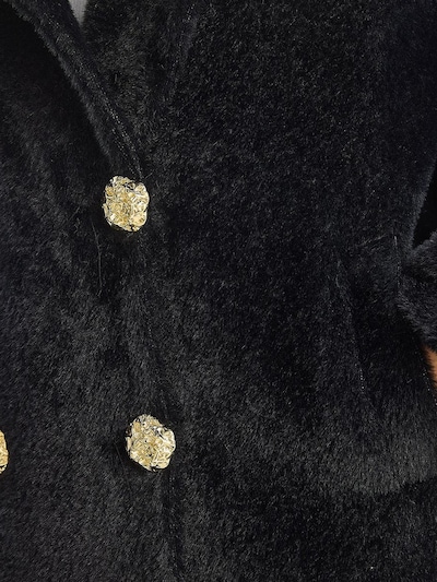 Bianco Lucci Between-Seasons Coat in Black, Item view