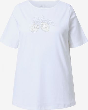 Ulla Popken T-Shirt in Weiß: Vorderseite