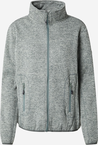 Whistler Athletic Fleece Jacket 'Samani' in Green: front