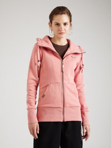 Ragwear Sweat jacket 'NESKA' in Pink: front