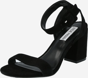 STEVE MADDEN - Sandálias com tiras 'MALIA' em preto: frente