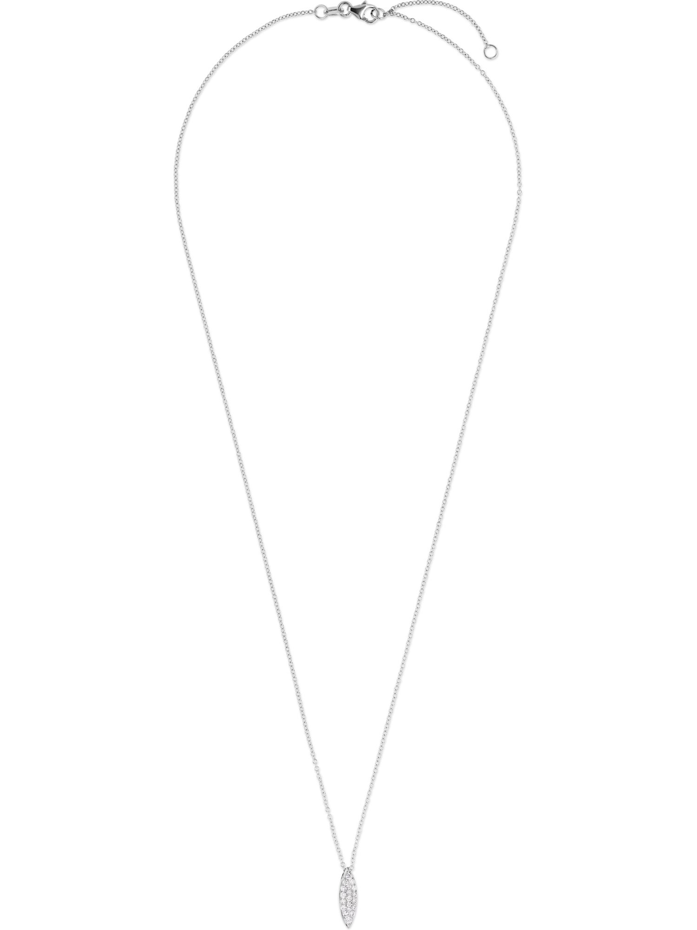 CHRIST Kette in Weiß: Vorderseite