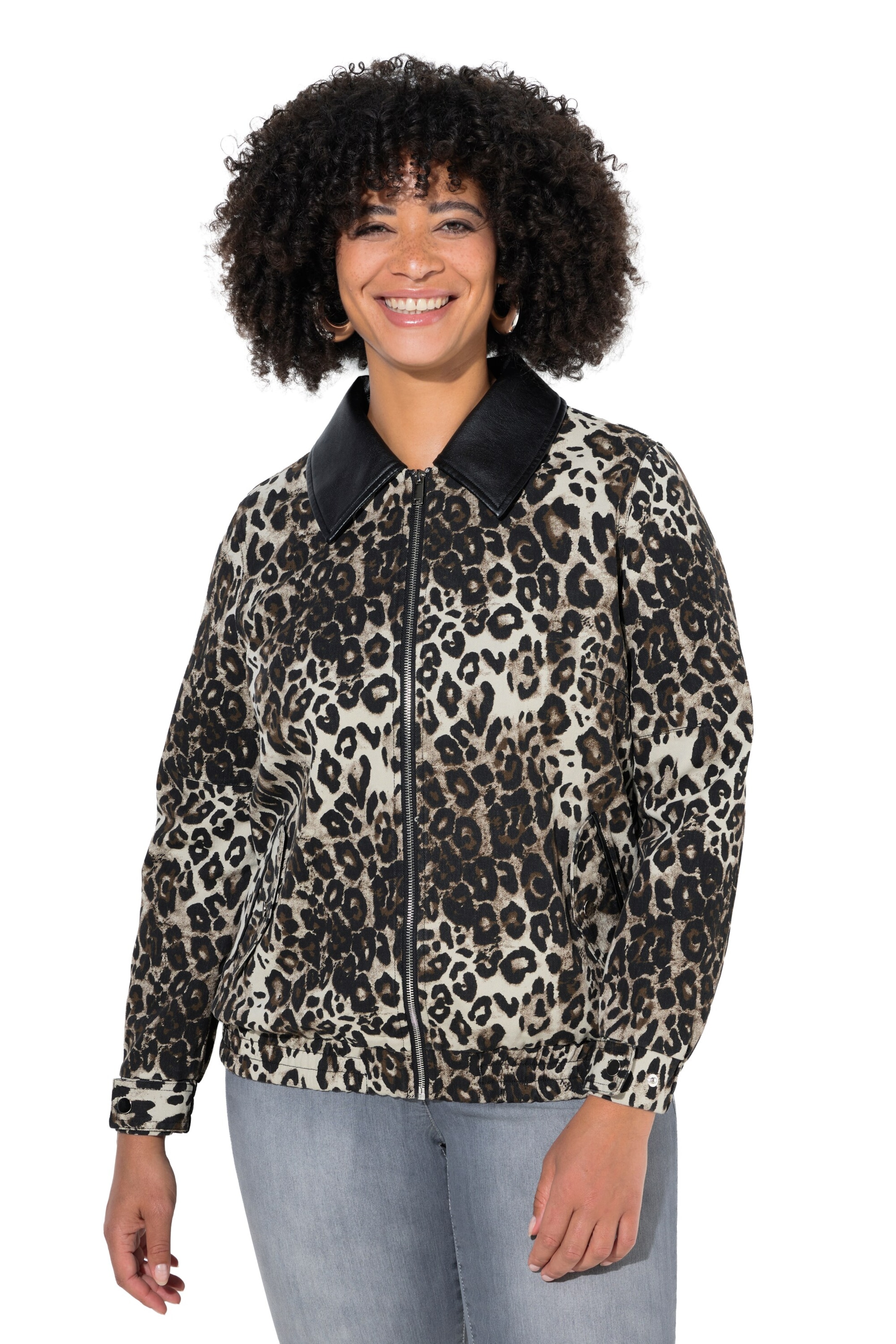 Angel of Style Tussenjas in Bruin: voorkant