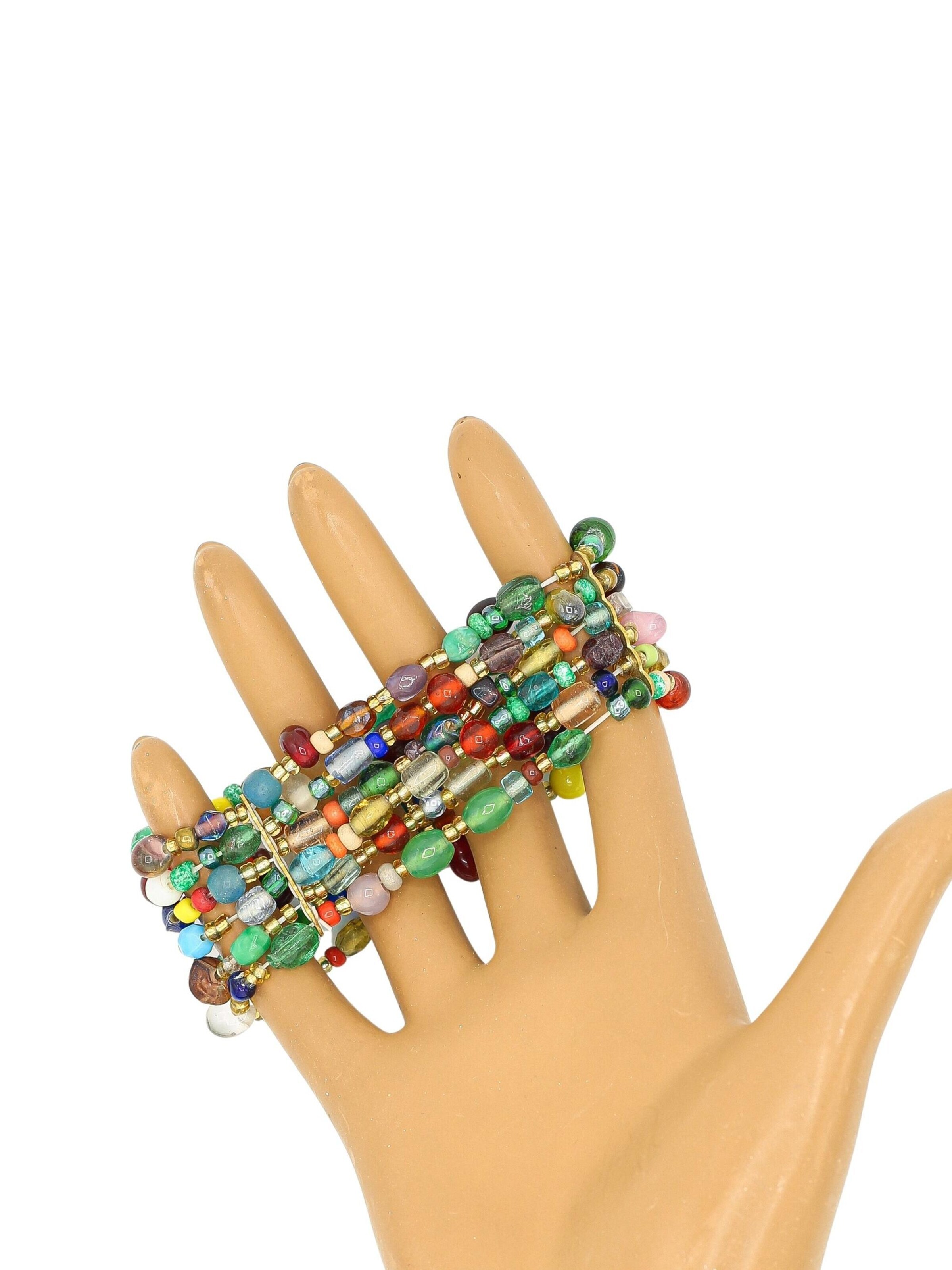 COLLEZIONE ALESSANDRO Bracelet 'Rainbow' in Mixed colors