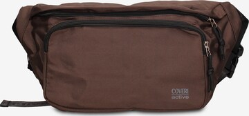 Marsupio 'Marsupio Uomo Vegan Leather con Zip e Tracolla Regolabile' di Coveri Collection in marrone: frontale