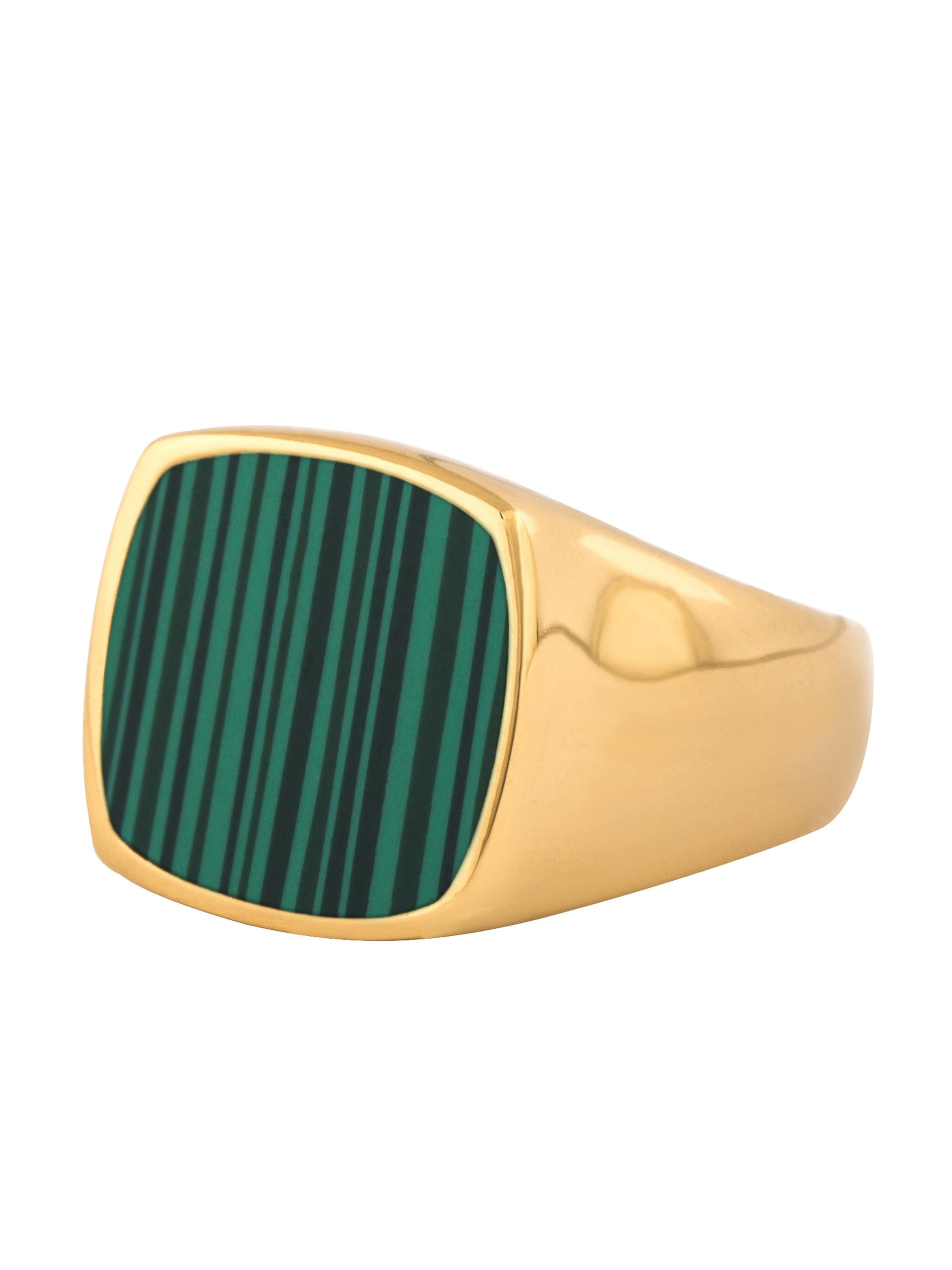 Akitsune Ring 'Opul' in Green
