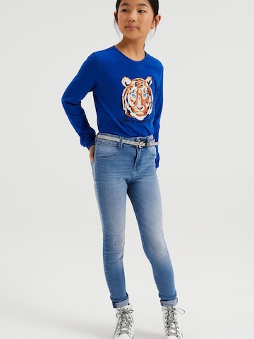 WE Fashion - Camiseta en azul