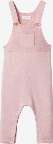 Coupe slim Salopette 'Brest6' MANGO KIDS en rose : devant