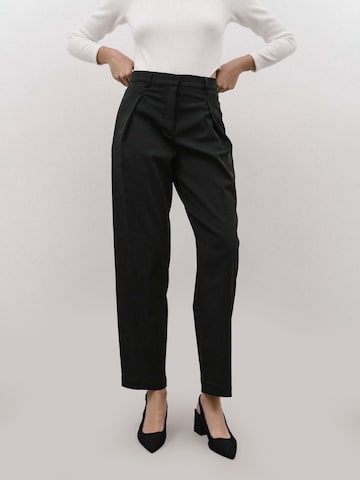 4TAILORS Slimfit Broek in Zwart: voorkant