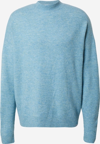 ABOUT YOU x Benny Cristo Sweater 'Alessio' in Blue: front