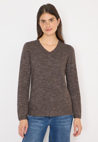 STREET ONE Pullover in Braun: Vorderseite