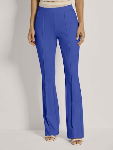 évasé Pantalon MADELEINE en bleu : devant