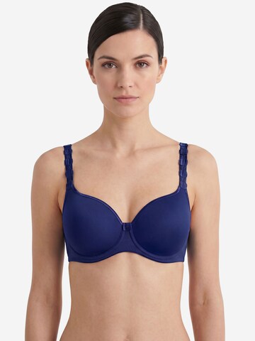 Format T-Shirt BH 'Casual' in Blau: Vorderseite