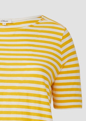 T-shirt s.Oliver en jaune