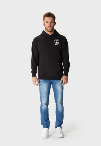 Oldskull Sweatshirt 'Asian Triple Mask' in Zwart