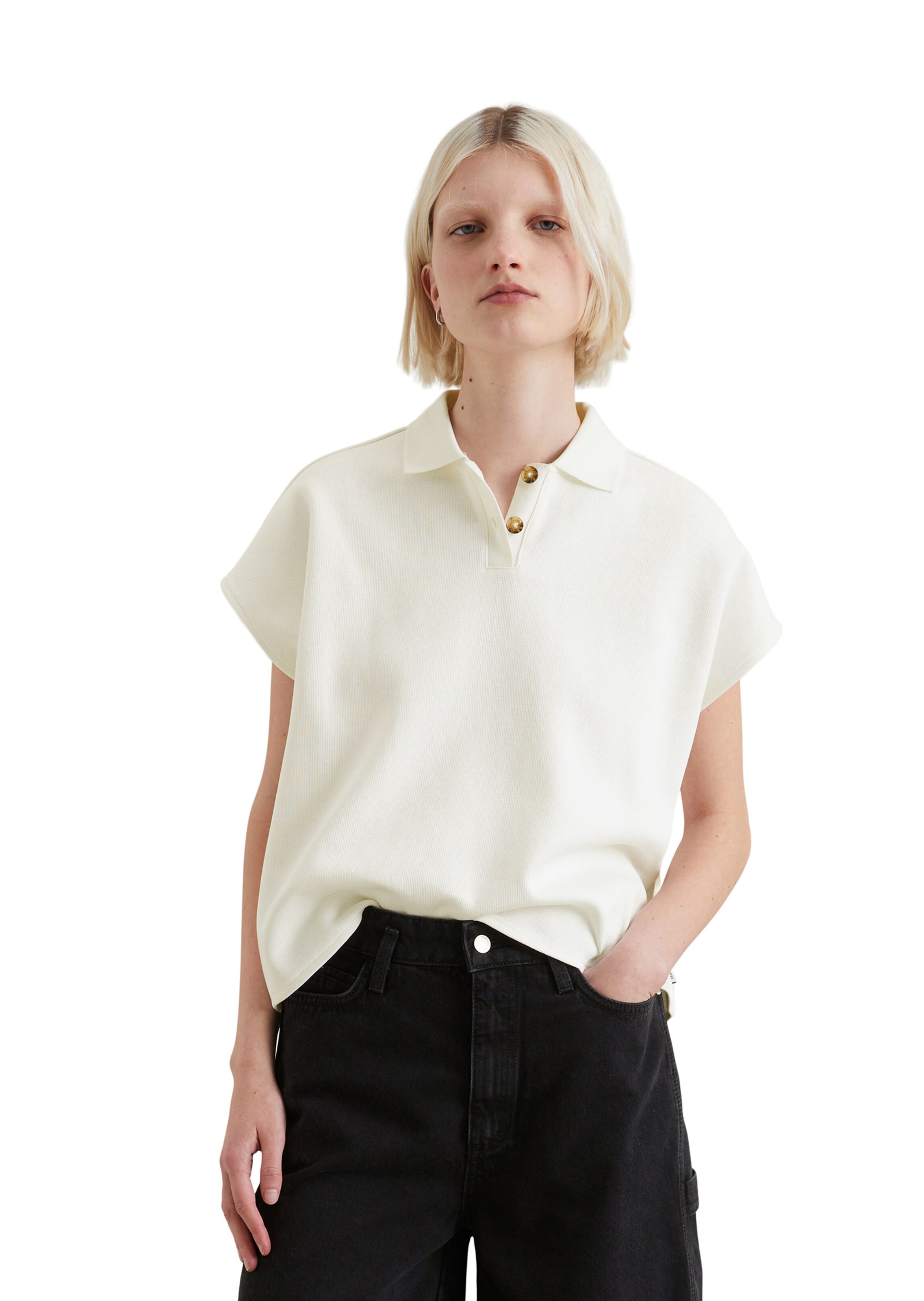 Maglietta di Marc O'Polo DENIM in bianco: frontale