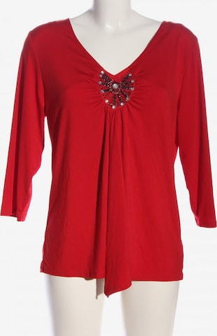 Miller Langarm-Bluse in XL in Red: front