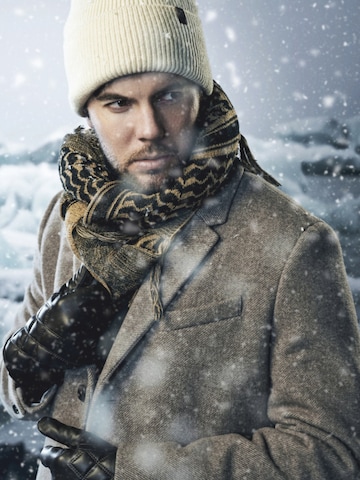 Lucleon Scarf 'Helix' in Beige