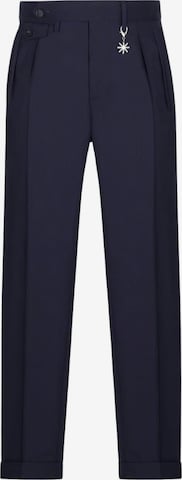 Regular Pantalon à pince 'Lavato' Manuel Ritz en bleu : devant