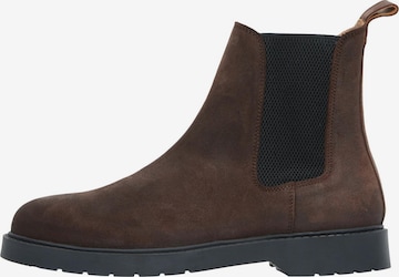 Chelsea Boots SELECTED HOMME en marron : devant