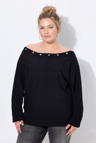 Ulla Popken Pullover in Schwarz