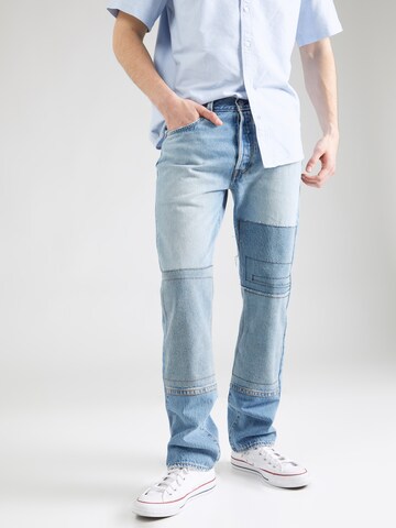 LEVI'S ® Regular Jeans '501' in Blauw: voorkant