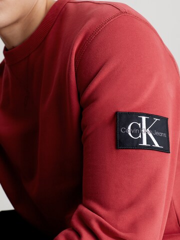 Calvin Klein Jeans Sweatshirt in Red