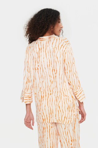 SAINT TROPEZ Bluse 'Ulla' i oransje