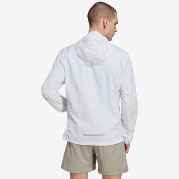 Veste de sport 'Marathon Warm-Up' ADIDAS PERFORMANCE en blanc