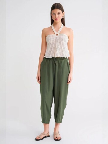 MixRay - Folgado Calças em verde