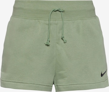 Nike Sportswear Loose fit Pants 'Phoenix' in Green: front