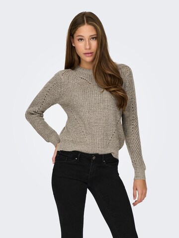 JDY Trui 'JDYMegan Felo' in Beige: voorkant