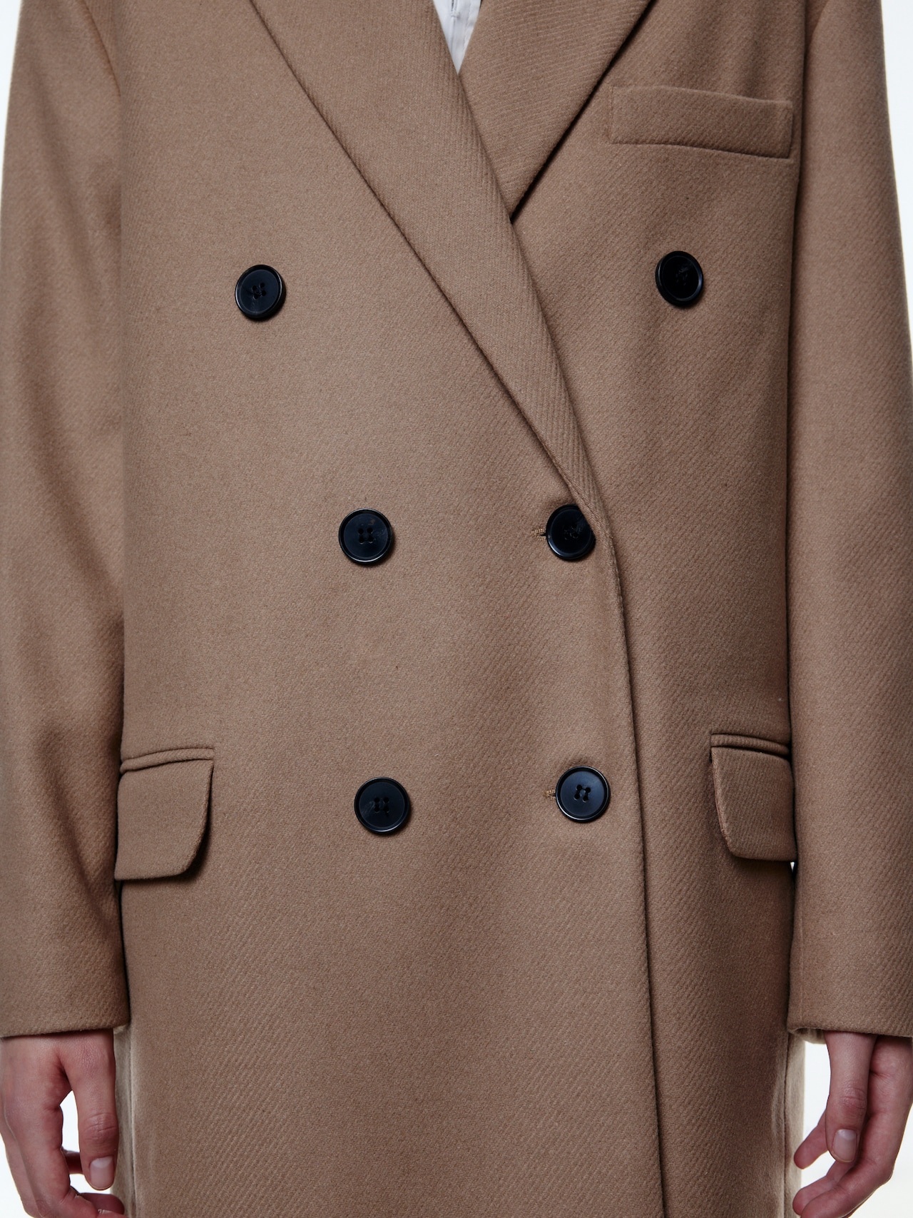 EDITED Produits Manteau mi-saison 'Singa' marron
