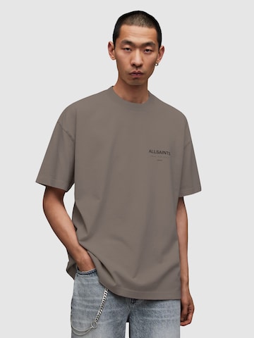 AllSaints T-shirt 'Underground' i grå: framsida