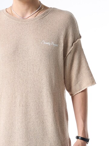 VAMOS CLO Trui 'Cedar Rapids' in Beige