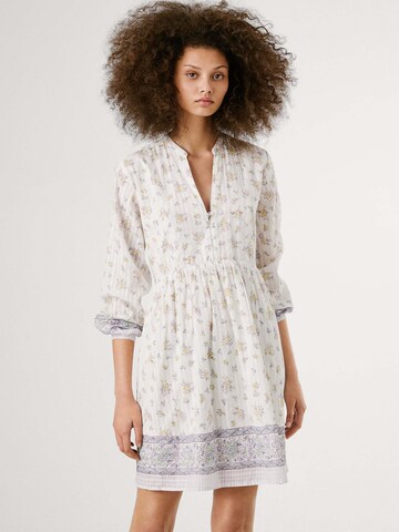 Pepe Jeans - Vestido 'Lia' em branco: frente