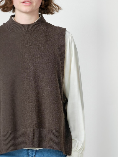 Klitmøller Collective Vest ' NALA ' in L in taupe, Produktansicht