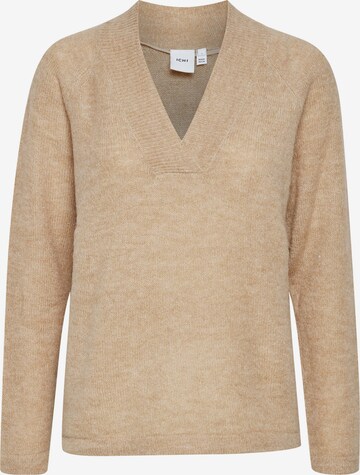 ICHI Sweater 'KAMARA' in Brown: front