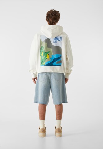 Lost Youth Sweatshirt 'Amalfi Coast' in White