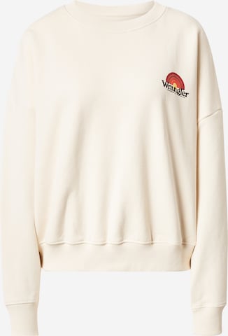 WRANGLER Sweatshirt in Weiß: predná strana