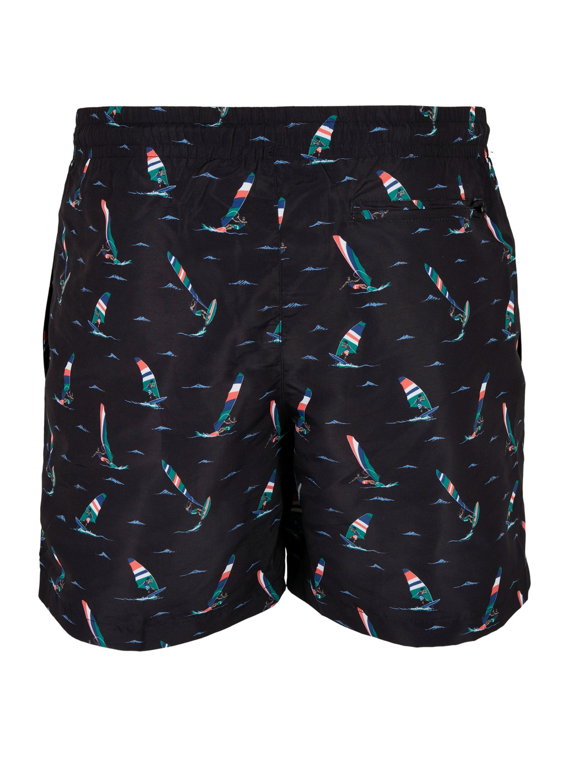 Urban Classics Шорти за плуване в черно