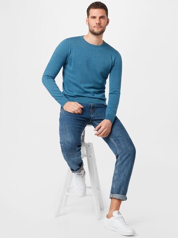 TOM TAILOR Regular Fit Pullover in Blau