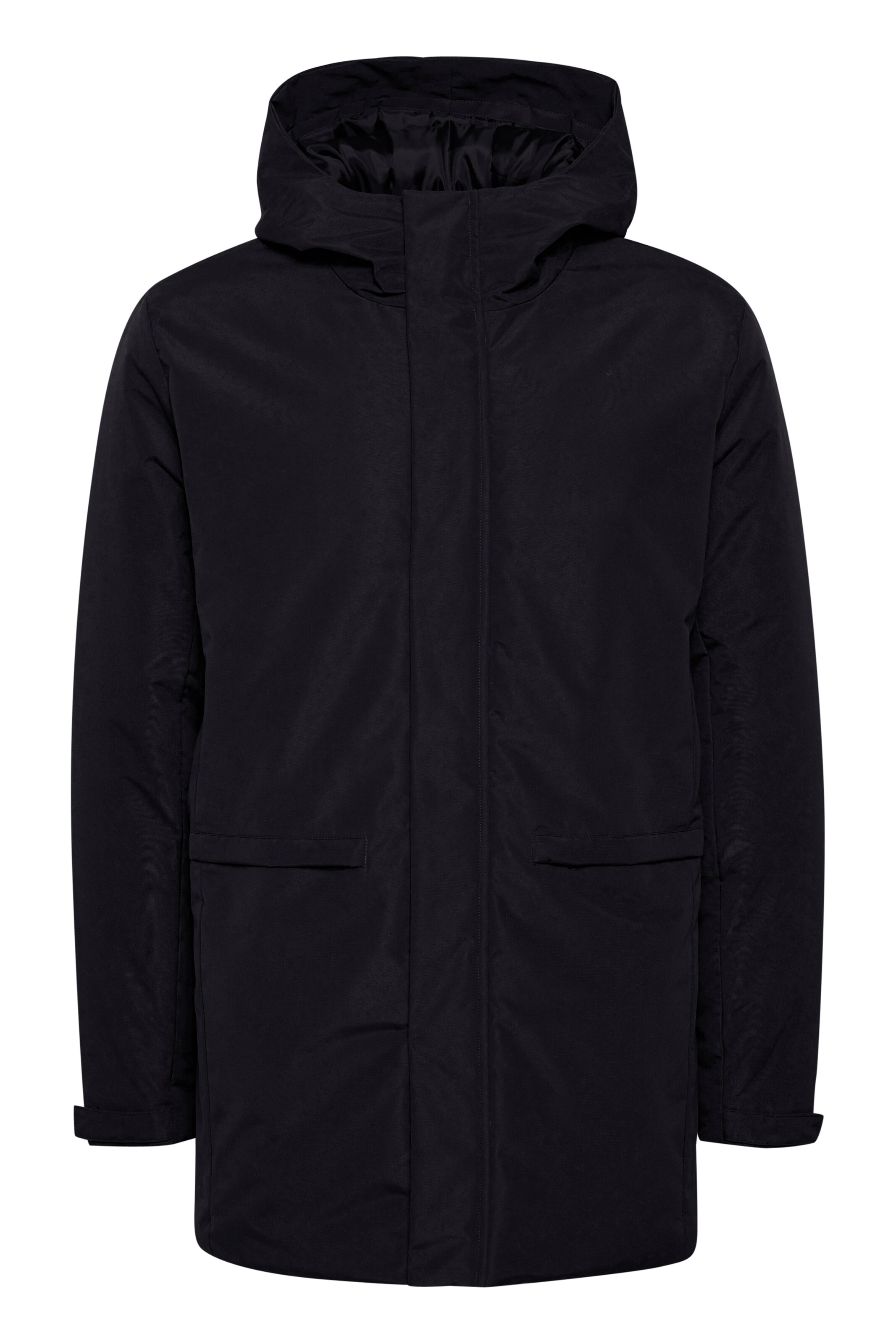 11 Project Between-Seasons Parka 'DODD' in Black: front