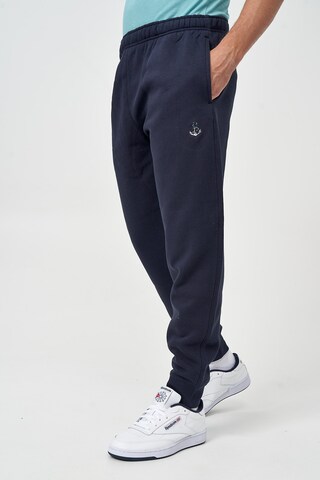 Mikon Tapered Broek 'Anker' in Blauw