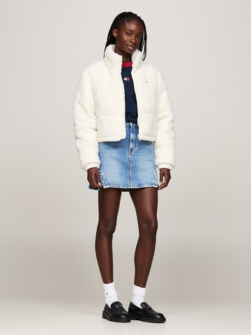 Tommy Jeans Between-season jacket 'ESSENTIAL' in White