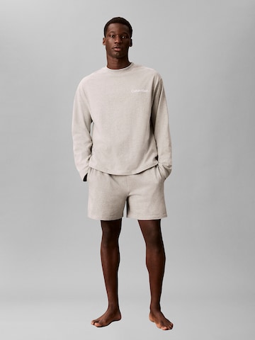 Pyjama long 'Cotton Classics' Calvin Klein en gris