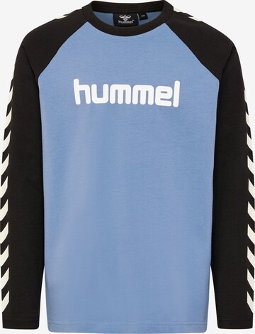 Hummel - Camisa funcionais em azul: frente