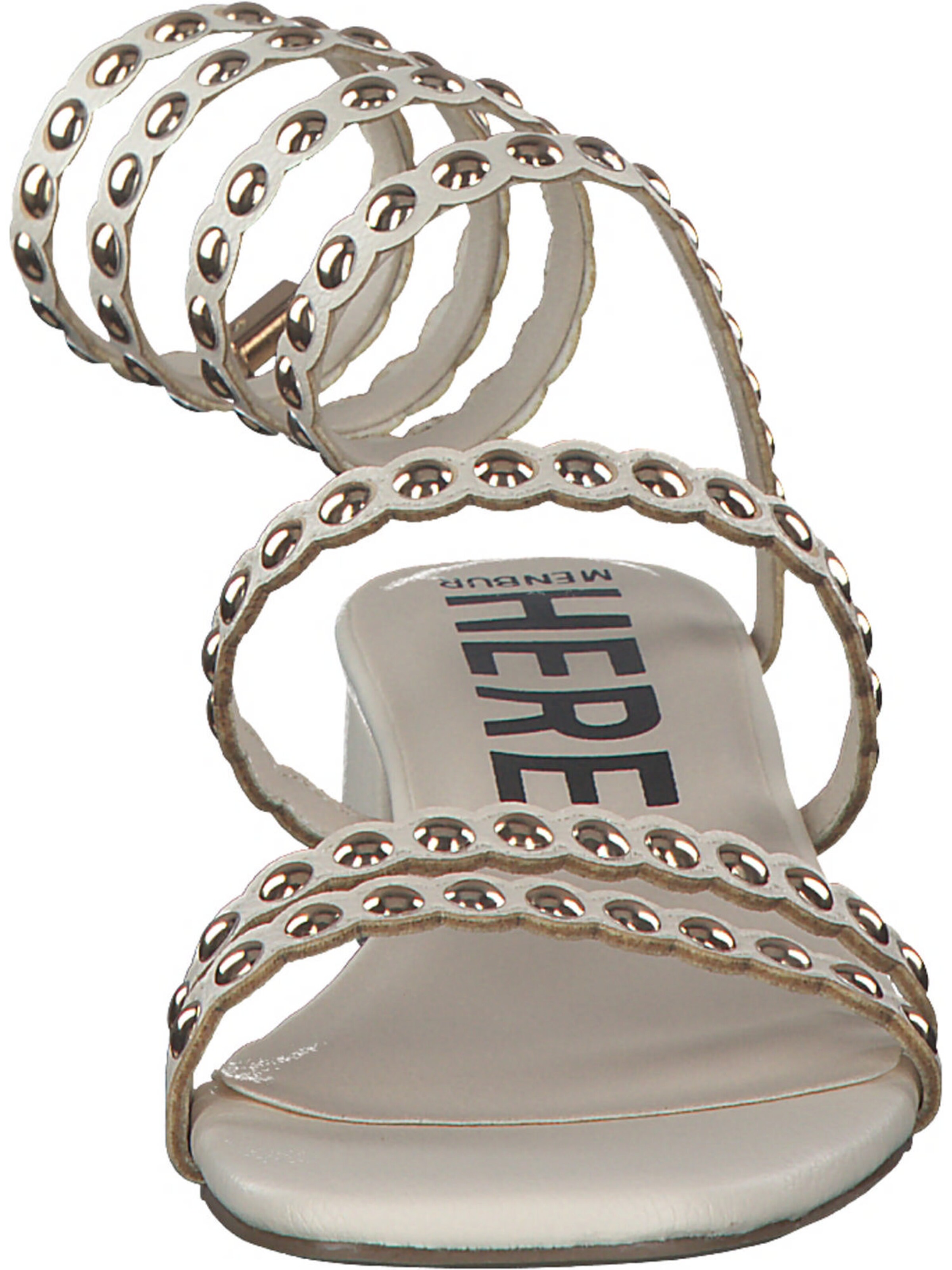 MENBUR Strap Sandals in Beige