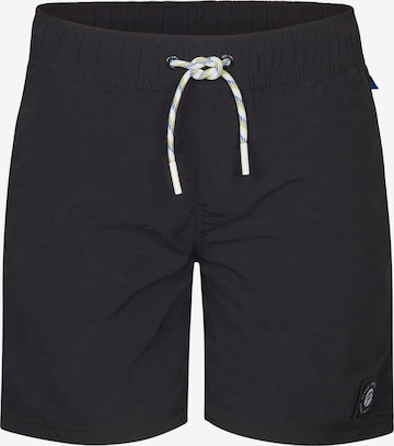 Maillot de bain Petrol Industries en noir : devant