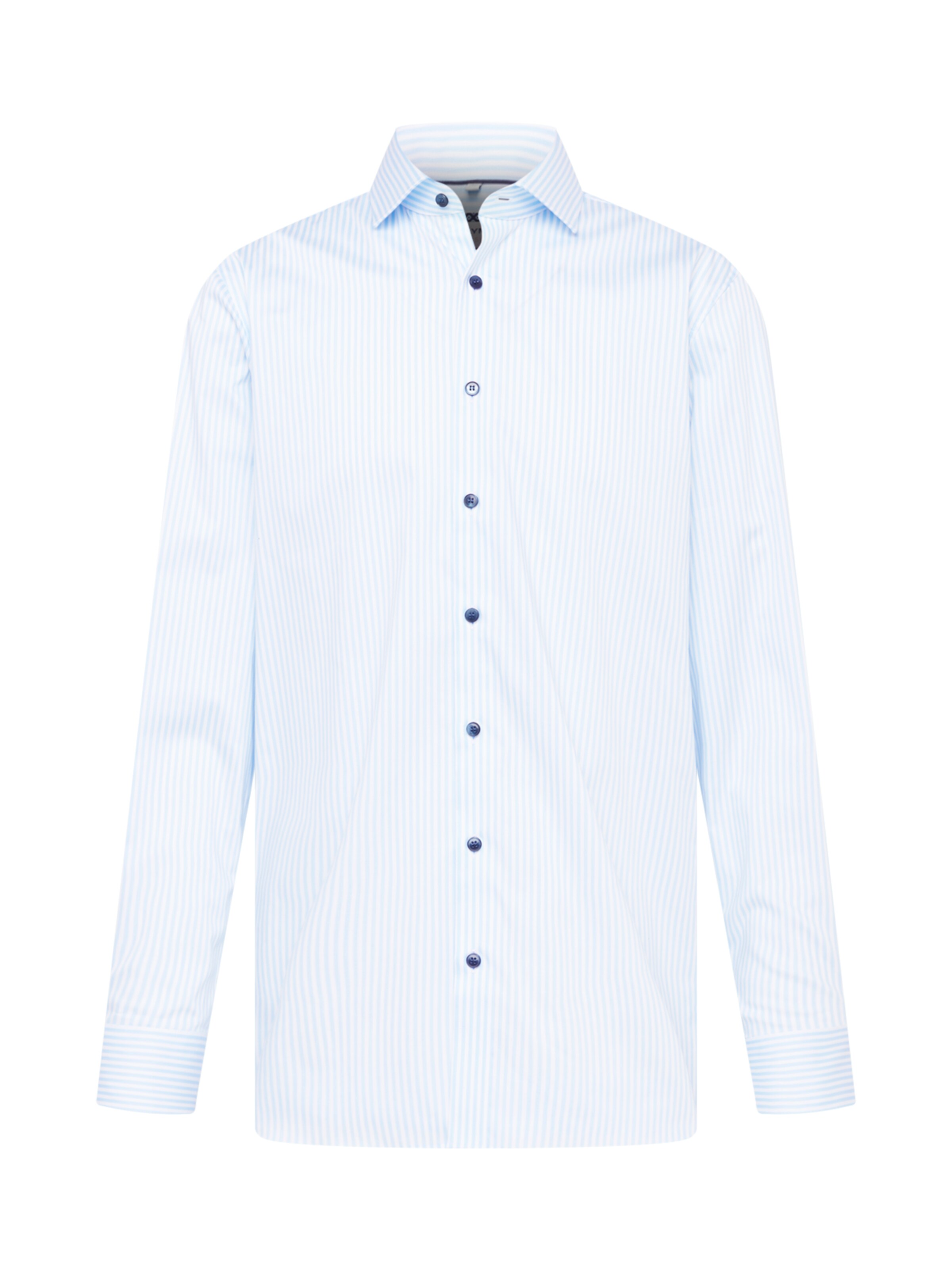 OLYMP Button Up Shirt 'Level 5' in Blue: front